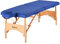 Master Massage 69cm Brady Pro Portable Mobil Massageliegenpaket in Himmelblau/Sky Blue mit Holzfuß und Tragetasche