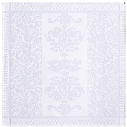 Le Jacquard Francais 17020 Serviette (4er Pack) Siena Blanc 58X58 cm Baumwolle