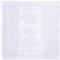 Le Jacquard Francais 17020 Serviette (4er Pack) Siena Blanc 58X58 cm Baumwolle