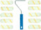 ToolSpace 10er Set Farbroller + Griff - 11 cm - Farbwalzen aus Polyacryl Malerrollen für Lacke Fellwalzen Rollen Streichen Farbrollen Lammfellrolle Paint Roller Rollerpinsel Streichrollen DIY