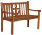 Yoursol Gartenbank Woodie Ankerplatz, Sitzbreite 110 cm, Teakholz, wetterfest, massiv, Maritime Holzbank