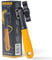 Deiss Pro de alta resistencia abrelatas manual de borde liso, abrelatas de mano con mango suave al tacto, abrelatas de seguridad a prueba de óxido de gran tamaño de mano fácil (NARANJA)