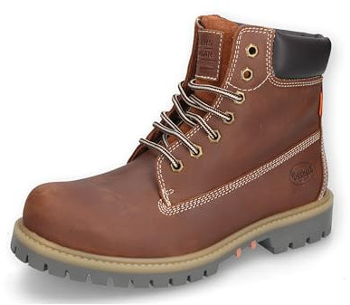 Dockers by Gerli Herren Combat Boots, Männer Stiefeletten,schnürstiefel,Stiefel,Bootee,Booties,halbstiefel,Kurzstiefel,Cafe,47 EU