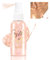 Jutqut Glow Highlighter Spray, Face Body Liquid Highlighter Spray, Glitter Makeup Sparkle Cosmetici Shimmer Highlighter, Liquido Glitter Perline Spray per Capelli Corpo per Anno Anno Rave Party (Rosa)