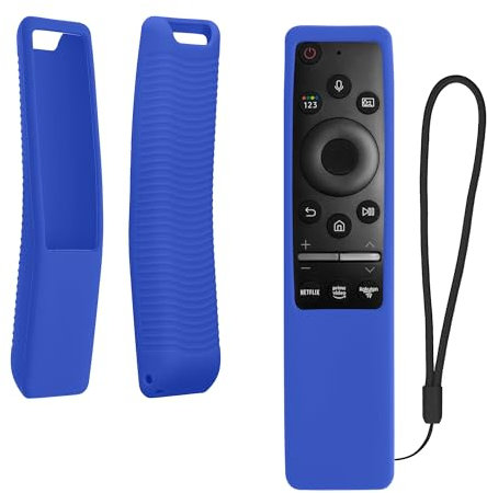 kwmobile Hülle Fernbedienung kompatibel mit Samsung BN59-01274A / BN59-01330B Hülle - Silikon Case für TV Zubehör in Blau