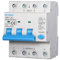 Interruttore Magnetotermico Differenziale Trifase 30mA, 3P+N 6KA 380V, Occupa 4 Moduli DIN, RCBO 3P+N 30mA C25 25A