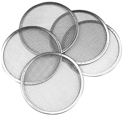 BESPORTBLE 5pcs Stainless Steel Sprouting Lids for Mason Jar Germination Cap Sprouting Lids Mesh Filter for Household Use for Bean Screen