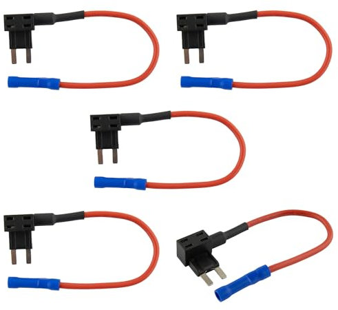 SeKi Lot de 5 Mini dérivateurs de Courant pour Voiture, Camion, Bateau