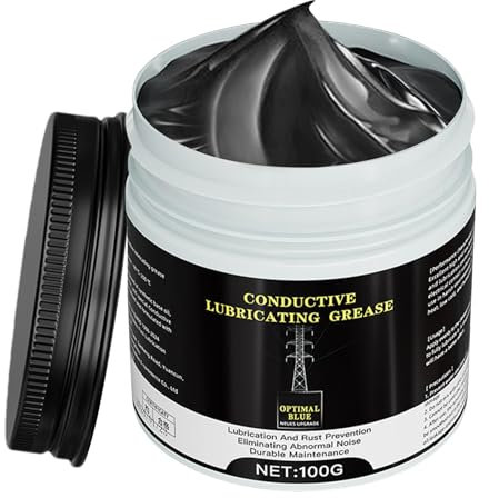 Tuxxjzm Elektrisches Kontaktfett, Leitfähiges Fett,100g Hochtemperatur-Leitpaste | Mehrzweck-Kfz-Verbundfett, Kupfer-Anti-Seize-Schmiermittel für elektrische Verbindungen