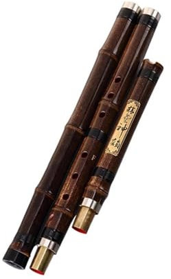 Bambusflöteninstrument 8 löcher Bambus Flöte Xiao Musical Instrument F Key Klarinette Professionelle