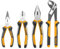 INGCO 4Pcs Pliers Set 7 Diagonal Cutting, 8 Combination, 6 Long Nose, 10 Pump Pliers HKTV01P041