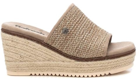 REFRESH - Sandalia Mujer Taupe - Calzado Cómodo y Versátil - Moda casual - Modelo 17264904 (Talla 37)