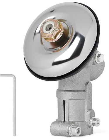 efuturetime Cabezal de Engranaje de 7 Dientes y 28 mm, Universal Accesorios para Cabezal de Desbrozadora, Trimmer de Caja de Engranaje