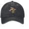 Lucky Luke Daltons Unisex-Baseballkappen, Cartoon-Anime, Distressed-Waschkappen, Outdoor-Sommer, verstellbare Passform, Snapback-Kappe