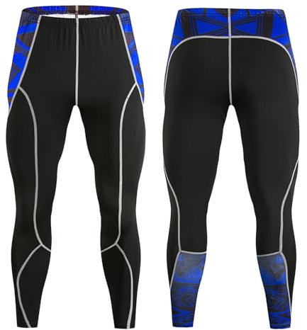 Sport Leggings Herren Laufhose Strumpfhose Camouflage Compression Tights Funktionswäsche Quick Dry Kompression Hose Sport Leggings Herren Damen für Laufen Jogging Trainings für Fitness Gym Joggen