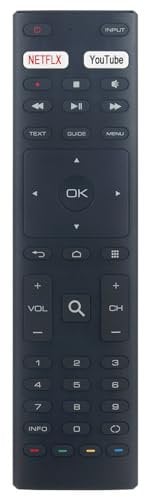 Replacement Infrared Remote Control Commander Compatible with Konka Android TV 40H33A 50U55A 55Q75A 43U55A 65Q75A 65U55A 55U55A 32H31A 75Q75A 75U55A 50Q75A Hitachi Android TV 32HDGTV 40FHDGTV