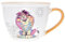 KIUB Bol timbale avec une anse - Motif lion le roi des animaux- matière porcelaine - contenance 550ML