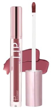 Long-Lasting Liquid Lipstick with Matte Finish | Smudge-Proof, Waterproof, Highly Pigmented Lip Gloss | Velvet Texture, Non-Stick & Sweat-Proof | Red, Pink & Nude Shades for Women - Peach