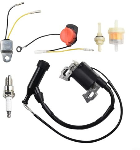 Niceminiwall Bobine d'allumage avec moteur d'allumage pour motoculteur rotatif GX110, GX120, GX140