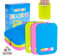 Anstore Mini Ice Packs for Lunch Boxes, Multicolor 6 Pack Ice Blocks for Cool Bags, Reusable Ice Packs for cool box with Handle, Small Cooler Bag Freezer Blocks for Meals, Outdoor Activities