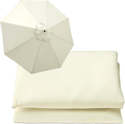 ILiemao Tela Sombrilla 6/8 Varillas Recambio Sombrilla Grueso Repuesto Sombrilla para Terraza(L7,11.5ft 8 Ribs 3.5m)