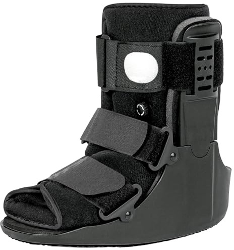 LAFUYSO Air Walking Boot - Short Cam Walker Medical Foot Brace for Fractures, Sprains & Joint Injuries - Fits Left or Right Foot