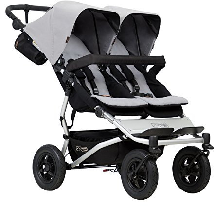 Ausstellunsstück Mountain Buggy duet buggy V3.2 als Doppelsitz-Buggy - silber