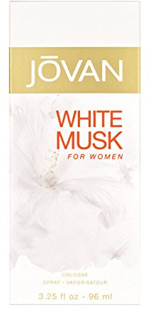 Jovan White Musk Eau de Cologne Spray für Damen, vegane Formel, 96 ml