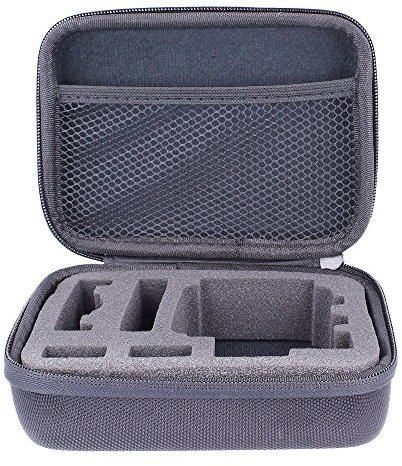 REY Maletín para GoPro Talla S, Cámara Deportiva, Bolsa Estuche Protector Porta Viaje Portátil para Hero Session 1, 2, 3, 3+, 4, 4 Session