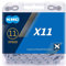 KMC Unisex X11 Kette, grau, 118 Link