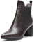 Castamere Donna Polacchine Tacco a Blocco Stivali Chelsea 7.5CM Medio Tacco PU Marrone Nero Scarpe EU 41