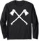 Axe Throwing Crossed Axe Sledgehammer Long Sleeve T-Shirt