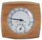2-In-1Sauna Temperatur Zedernholz Thermometer Hygrometer Thermo-Hygrometer Sauna Zubehör (Zedernholz)
