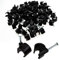 câble Clip Hook Modèle 10 mm Vers 14 mm Rund Pour Fixations Câbles Noir [100 paquet de] [10mm to 14mm]
