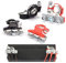Cyancld 2 Pairs 12V 3-way Leisure Battery Terminals, Positive Negative Copper Car Motorcycle Audio Van Battery Connectors Clamps