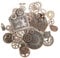 KIMI-HOSI 40 Stück Antik Steampunk Anhänger Charms Metall Armbanduhr Zahnrad Charms Retro Zahnräder Schmuck für Handgemachte Accessoires DIY Dekorationen Anhänger Schmuck Machen - Rote Bronze