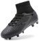 DREAM PAIRS Fußballschuhe Kinder Jungen Fußballschuhe Mädchen Atmungsaktive Fussball Schuhe Unisex Trainingsschuhe Sportschueh für Outdoor Alles SCHWARZ HZ19002K-E Größe 37 (EUR)