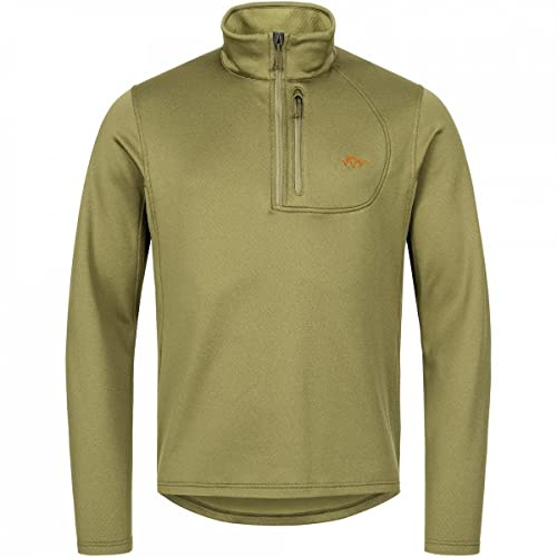 Blaser Mens Drain Halfzip - Dark Olive