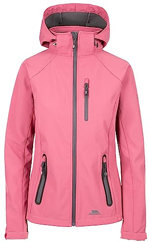 Trespass Womens Softshell Jacket Bela II Rose Blush in Size - 10