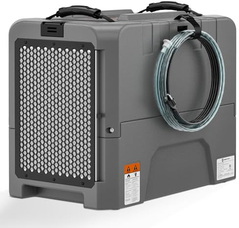 Abestorm Commercial Dehumidifier with Drain Hose and Pump, Dehumidifier for Basement, Industrial Dehumidifier for Warehouse, Defrost