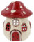 Village Pottery Teelichthalter im Fliegenpilz-Haus