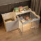 Kleiner Hundezaun, Hundelaufstall, Draht-Welpentransportbox für den Innenbereich, EIN Zimmer, EIN Badezimmer, großer Raum, mit Toiletten-Trainingsbereich (Größe: 129 x 111 x 57 cm) Warm as Ever