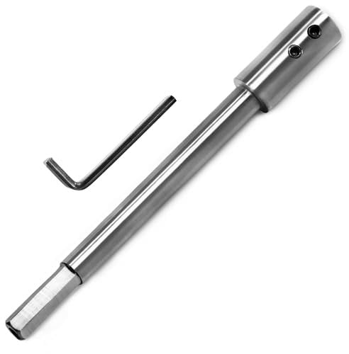 ASNOMY 178mm Extra lang Bohrer Verlängerung für forstnerbohrer mit 3/8-schaft, Verlängerungsschaft Verlängerung Aufnahmeschaft Für besonders tiefe Lochfräsungen und Durchbrüche