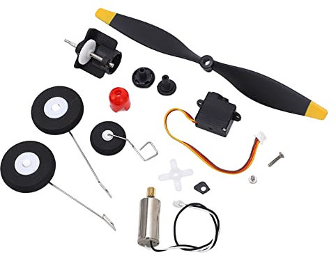 Verdant Touch RC Flugzeug Ersatzteile Set für Wltoy XK A500 - Motor, Servo, Propeller, Fahrwerk, Reduktionsgetriebe - Professionelles Zubehör