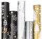 SULOLI Weihnachten Geschenkpapier Set 5 Rollen Schwarz Gold Weihnachtsgeschenkpapier Geschenkverpackung Papier für Weihnachten Neujahr Geschenkverpackung（43cm X 3m）