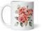 Chatcripant Tazza Fiore Pittura Acquerello Natura Tazza Tè Caffè Piante Regalo Fantasia Originale Vintage Tulipani Giglio Rosa Ciliegio Papaveri Girasoli (Rose)