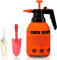Ghazpmuk Pulverizador, 2 L Pulverizador a Presión, Pulverizador Manual Boquilla Ajustable de Latón, Tijeras de Jardín, Pala Jardinería, Diseño Ergonómico, para Todo Tipo de Tareas en El Jardín