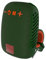 Plyisty Altoparlante Regolabile, Altoparlante per Bici Impermeabile IPX5 con Radio, Altoparlante da Manubrio Portatile Ricaricabile Tramite USB per Ciclismo (verde scuro)