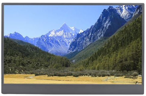 15.6inch Pantalla Portátil IPS, HDR Tecnología 3D Ster Pantalla Táctil con Alimentación USB C,Altavoces Duales, 1920x1080 FHD, 60HZ, Pantalla para Laptop Teléfono Switch Gaming
