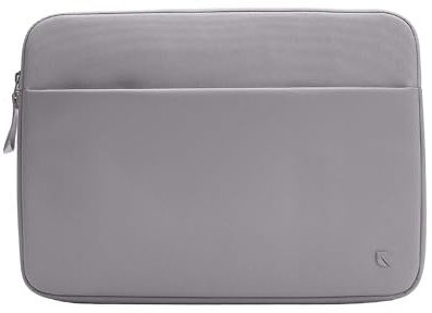 Incase A.R.C. Hülle mit ReSpun 100% recyceltem Polyester – 35,6 cm (14 Zoll) MacBook/Laptops & iPad/Tablet Hülle – gepolstertes Kunstfellfutter, Externe Einschubtasche mit Reißverschluss (grau, die